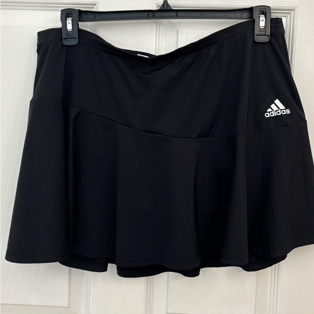 Adidas Black Athletic Golf Tennis Skirt Skort XL